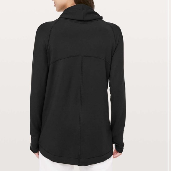 Lululemon Coast Easy Wrap Jacket Black Size 4 - Picture 4 of 8